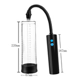 Electric Penis Pump for Enlargement – Automatic Vacuum Pump with 3 Vibration Modes, Waterproof & Rechargeable
